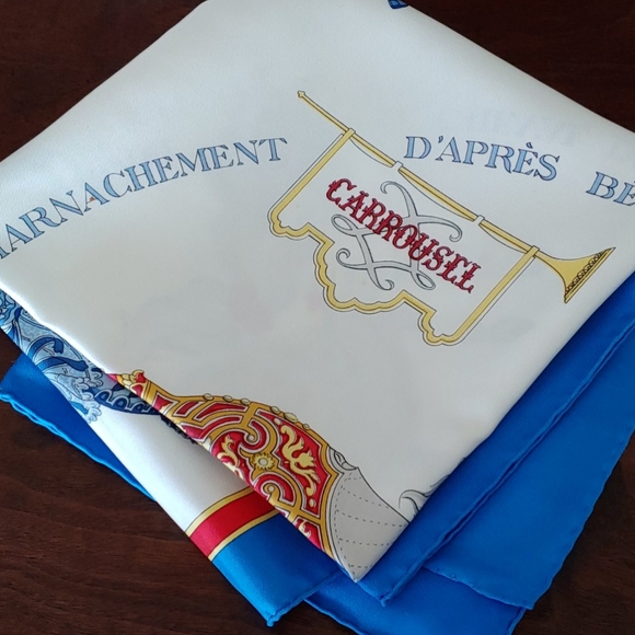 Vintage Hermes Carousel Scarf - Picture 10 of 10